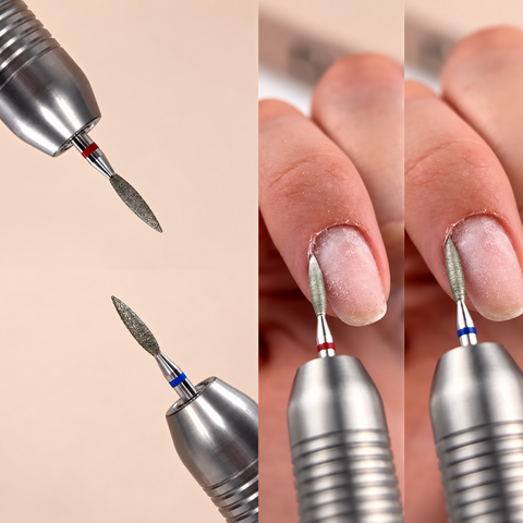 DARK Diamond Sharp Flame Nail Drill Bit 2.3 × 10 mm