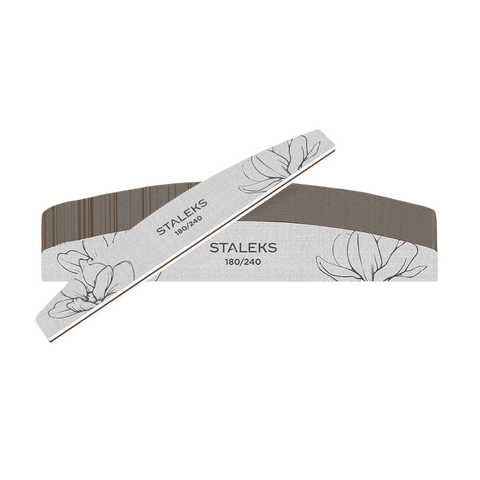 STALEKS PRO EXPERT 40 Mineral Nail Files 180/240 Grit - 25 pcs