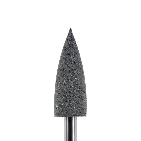 DARK 306 Silicone Nail Polisher Bit - Grey, Medium Grit 6 mm