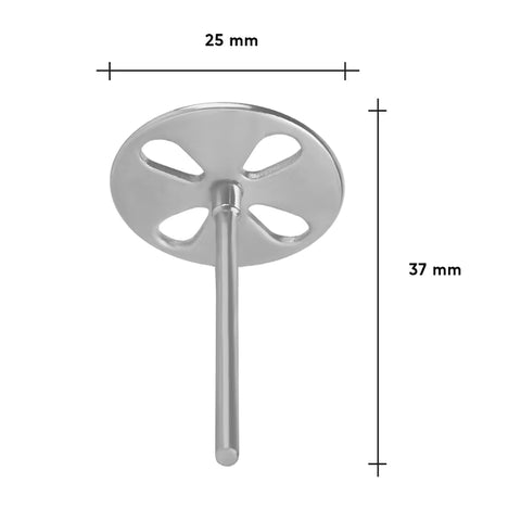 STALEKS PRO PODODISC L Extended Pedicure Base Disc 25 mm - with 5 Replacement Files