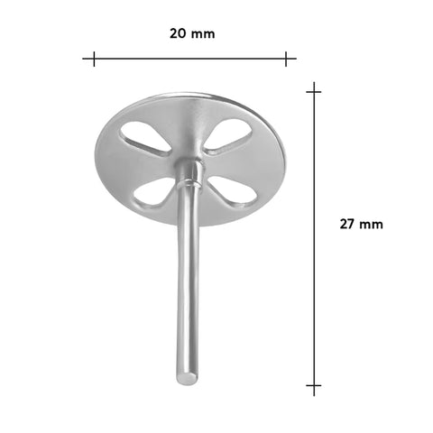 STALEKS PRO PODODISC M Pedicure Base Disc 20 mm - with 5 Replacement Files