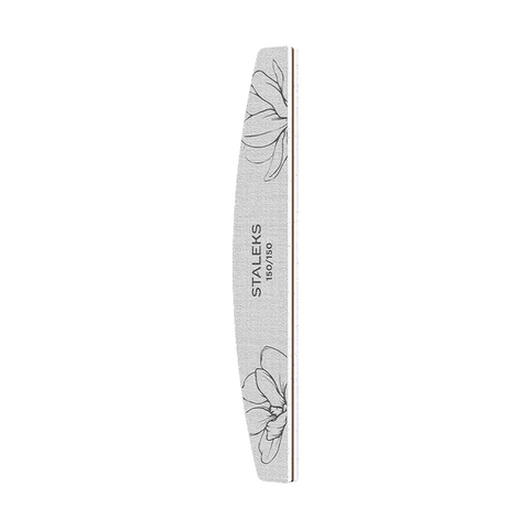 STALEKS PRO EXPERT 40 Mineral Nail Files 150/150 Grit - Crescent (25 pcs)