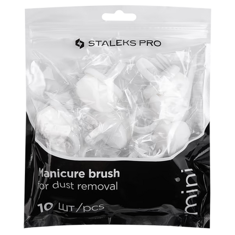 STALEKS PRO EXPERT 03 Mini Nail Dust Brushes - 10 pcs