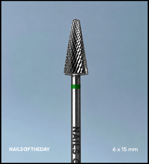 Carbide Cone Nail Drill Bit 6 × 15 mm