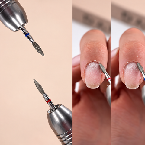 DARK Diamond Sharp Flame Nail Drill Bit 2.3 × 8 mm